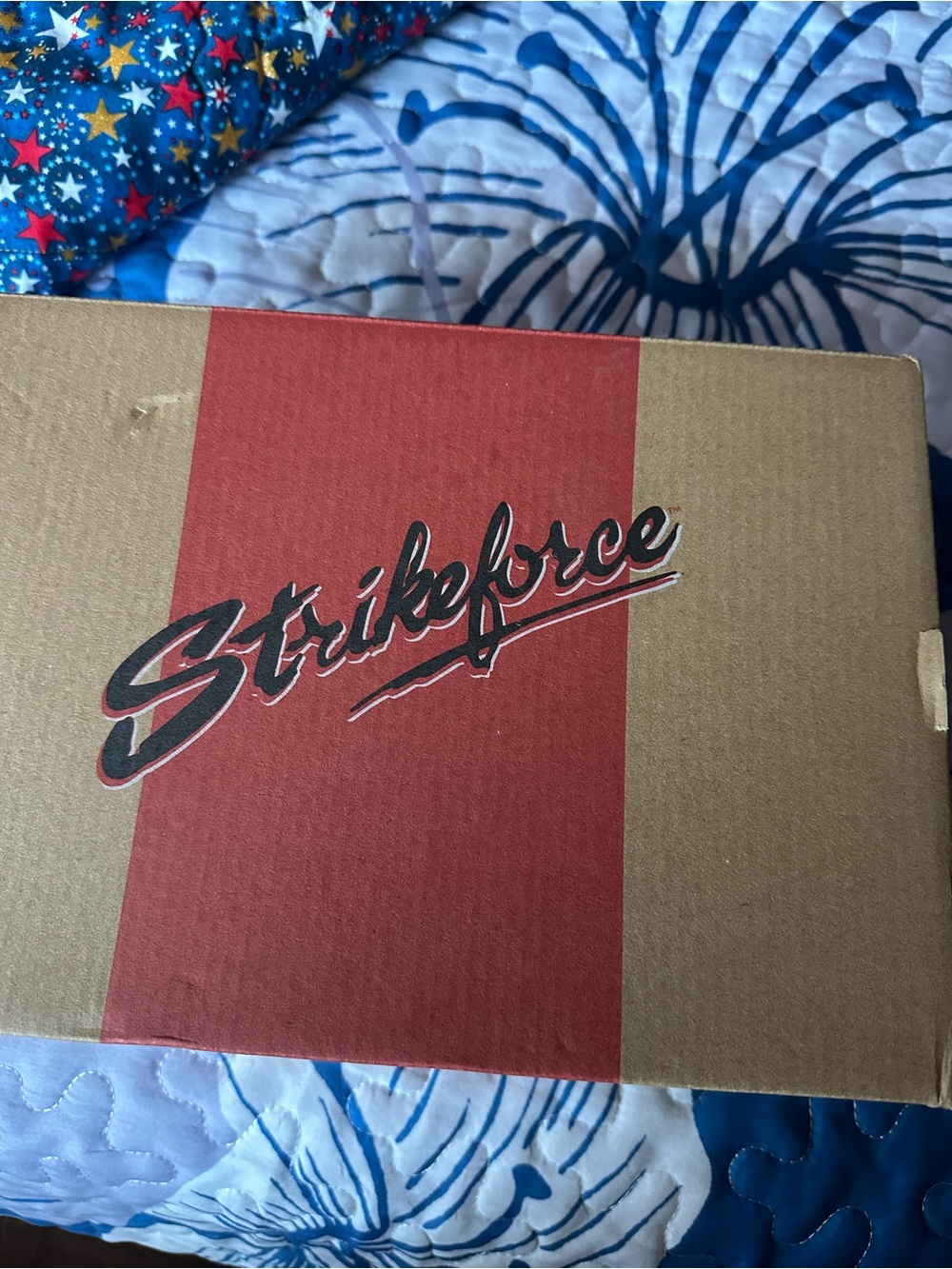 Strikeforce Shoe Box with Red Stripe